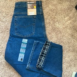 Carhartt Relaxed Fit Flannel Lined 32 x 34 Jeans